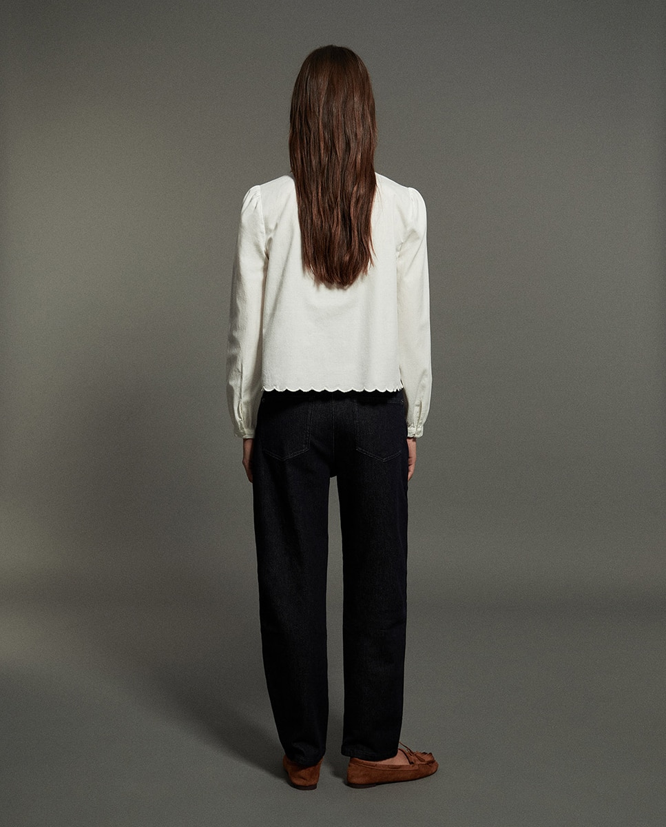 Blusa com Renda Branco-5