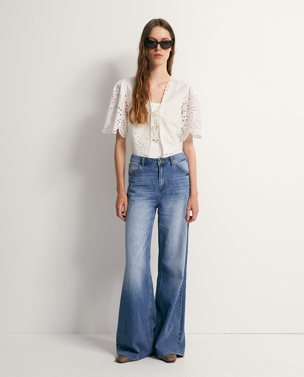 Bolero Schiffli Branco-2