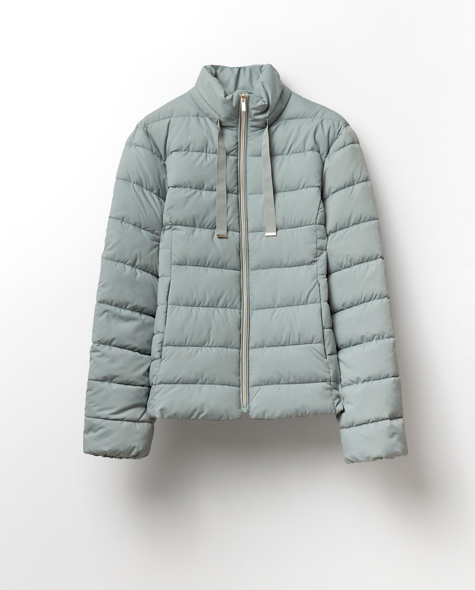 Parka básica Verde-claro-5