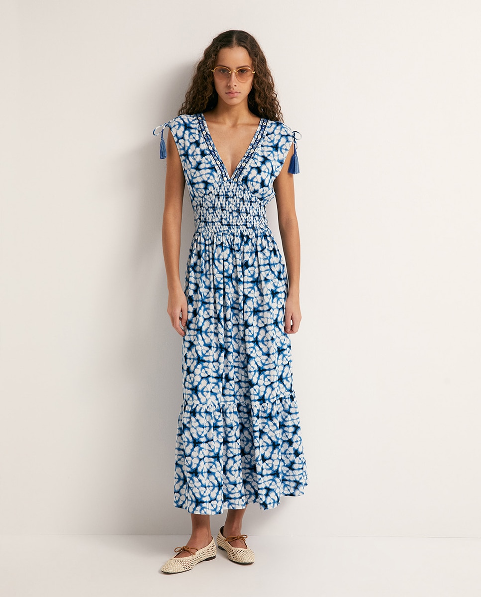 Imagem 0 de Vestido Espelhado com Folho