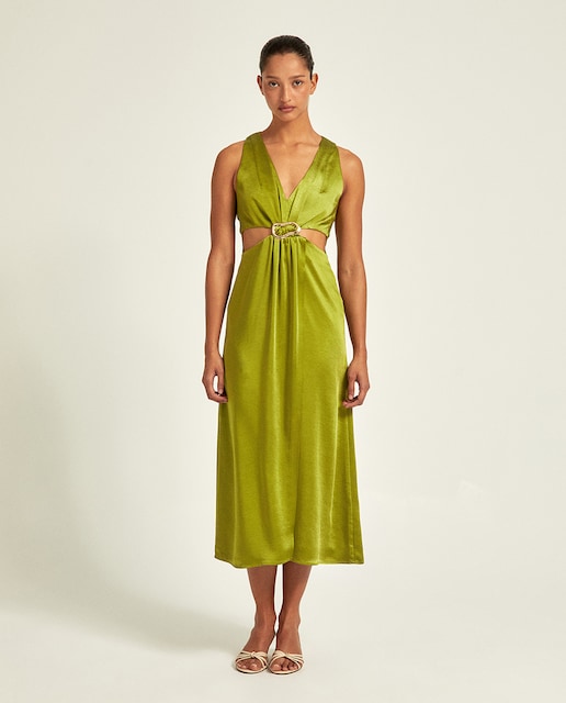 Imagen 0 de Vestido fiesta satén