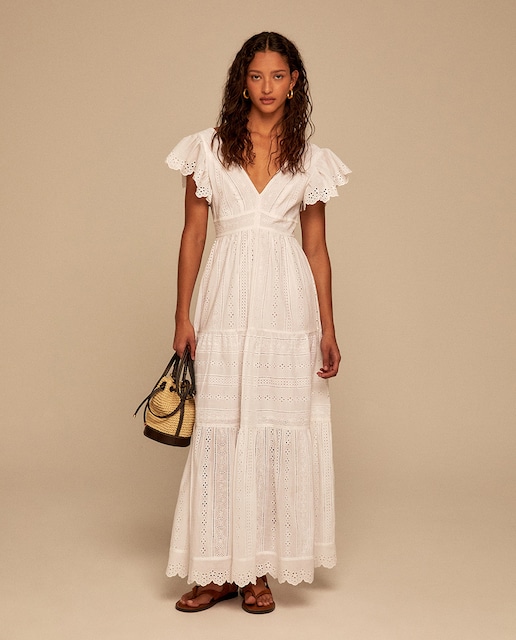 Imagen 0 de Vestido largo schiffli
