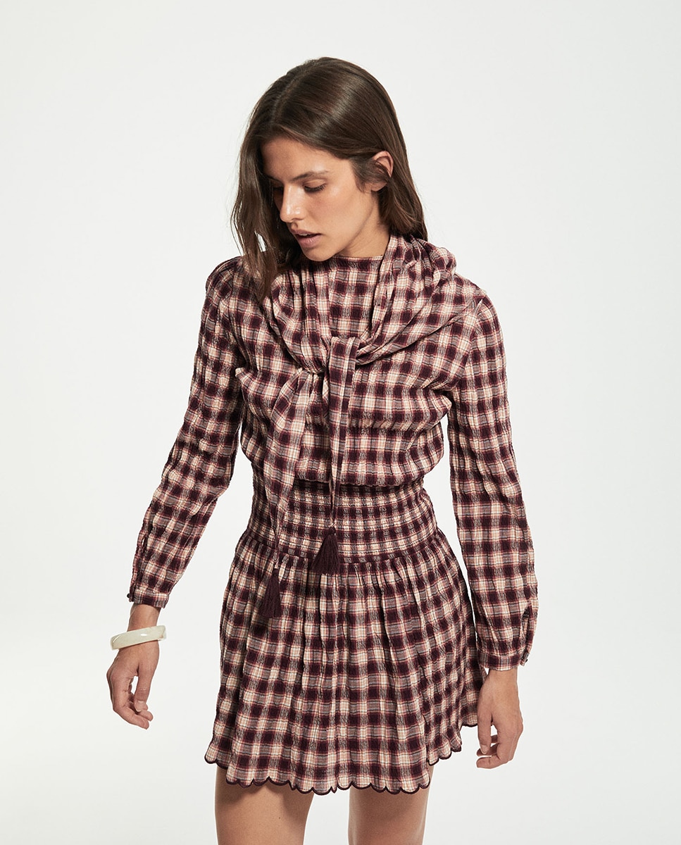 Imagem 0 de Vestido aos quadrados