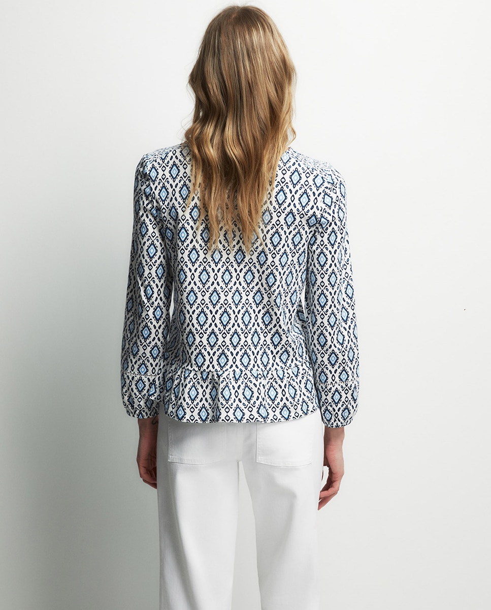 T-shirt estampada Azul-marinho-4