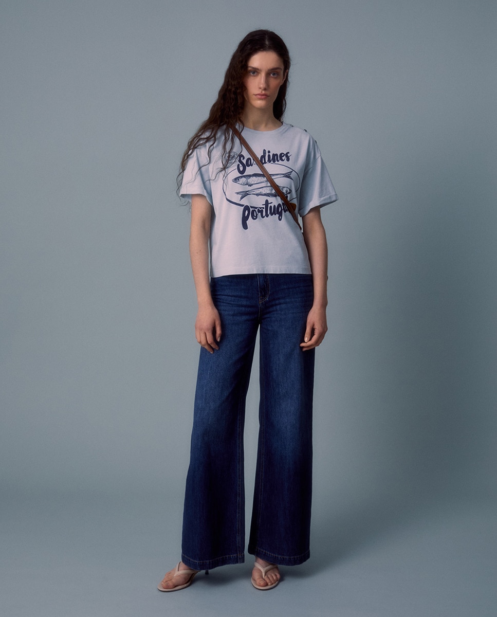T-shirt Sardinha Azul-claro-2