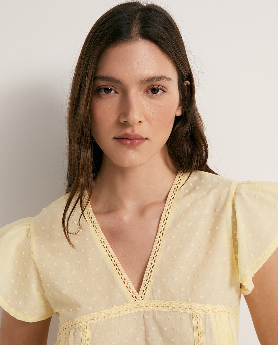 T-shirt com Plumetti Amarelo-3