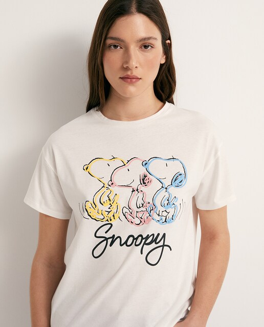 Imagen 0 de Camiseta Snoopy shilouttes