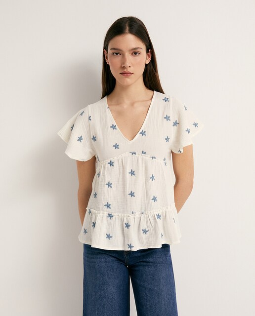 Imagen 0 de Camiseta flores