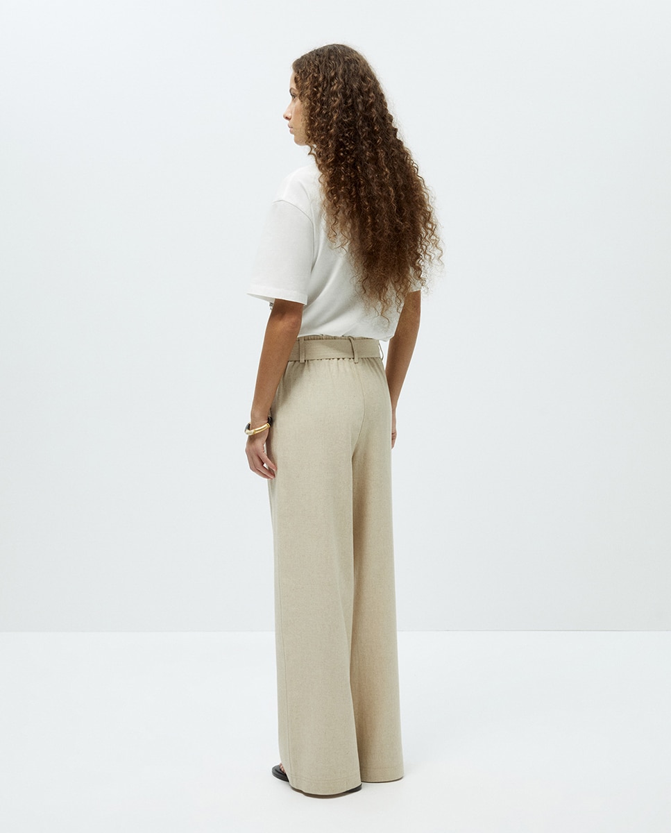 T-shirt com Brilhos e Contas Branco-marfim-4