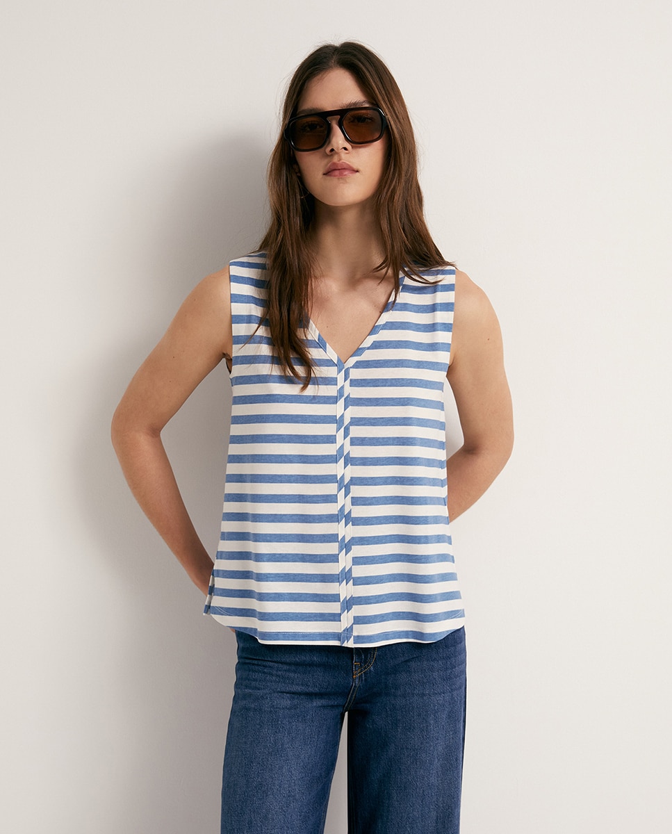 T-shirt Básica Azul-claro-1