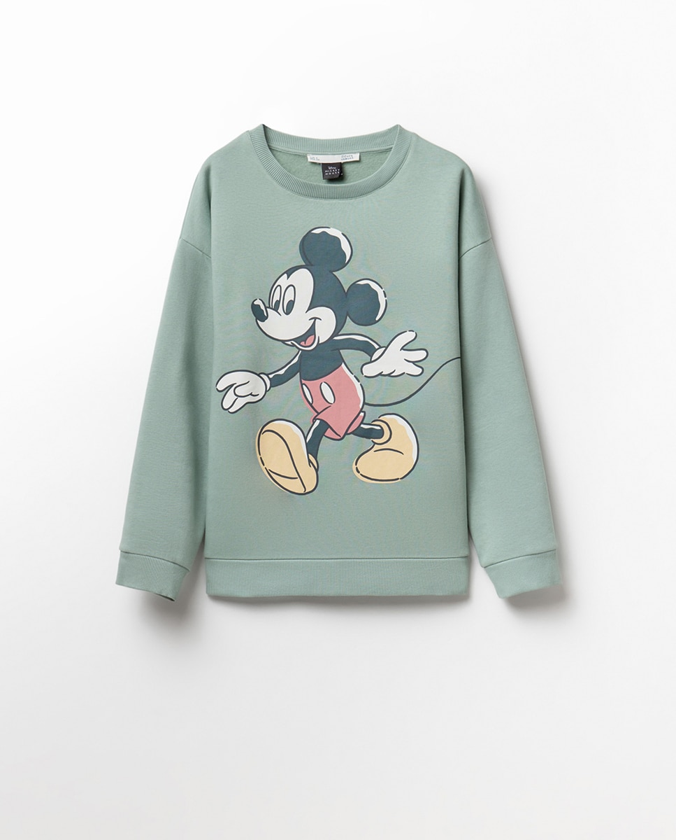 Sweatshirt com o Mickey Mouse Verde-5