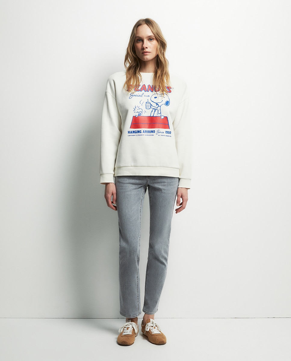 Sweatshirt Snoopy Peanuts Cru-2