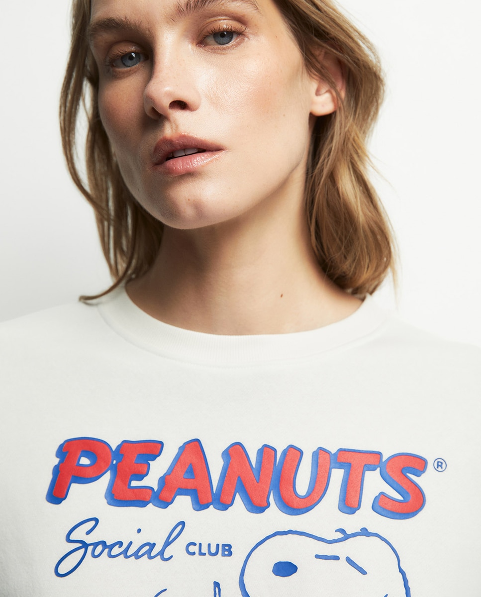 Sweatshirt Snoopy Peanuts Cru-3