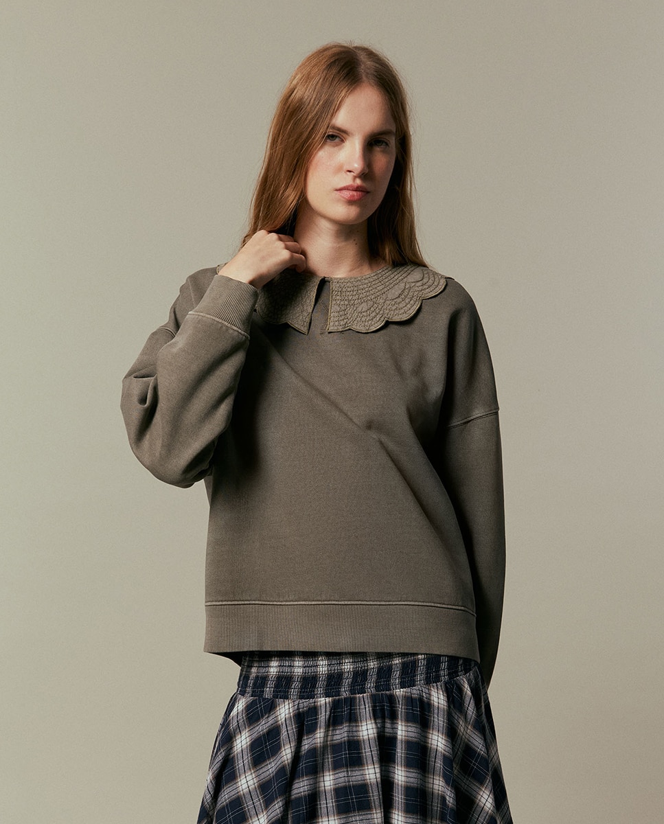 Imagen 0 de Sudadera cuello bebé