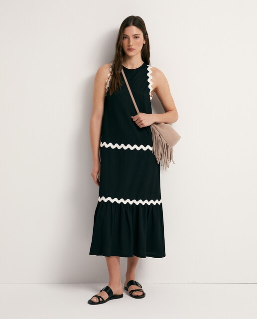 Imagen 0 de Vestido bambula tape