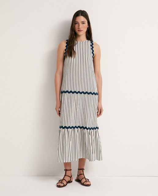 Imagen 0 de Vestido bambula tape