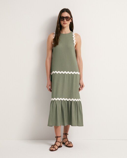 Imagen 0 de Vestido bambula tape