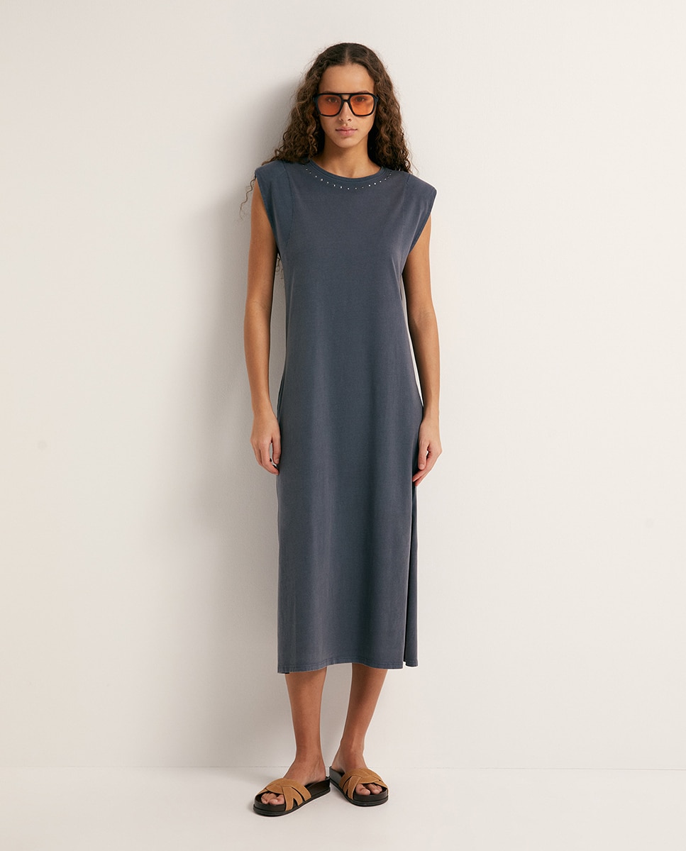 Imagem 0 de Vestido Básico com Lavagem