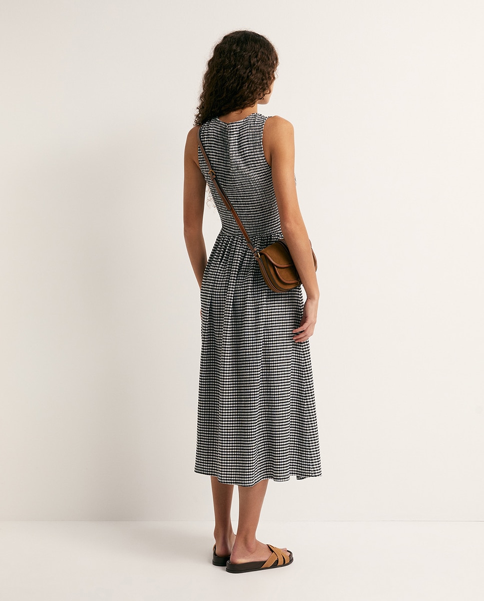 Vestido Smocked Preto-4