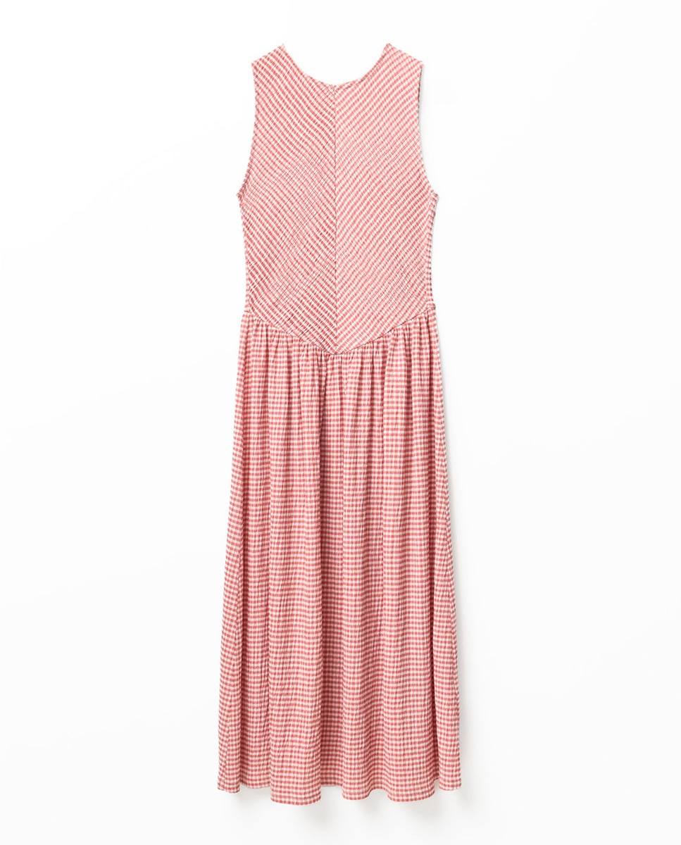 Vestido Smocked Rosa-6