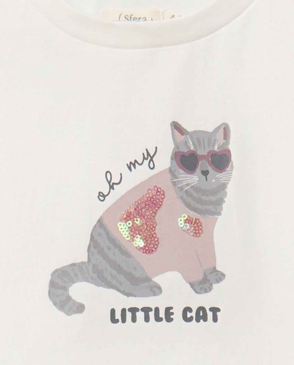 T-shirt Gatinha Cool Cru-2