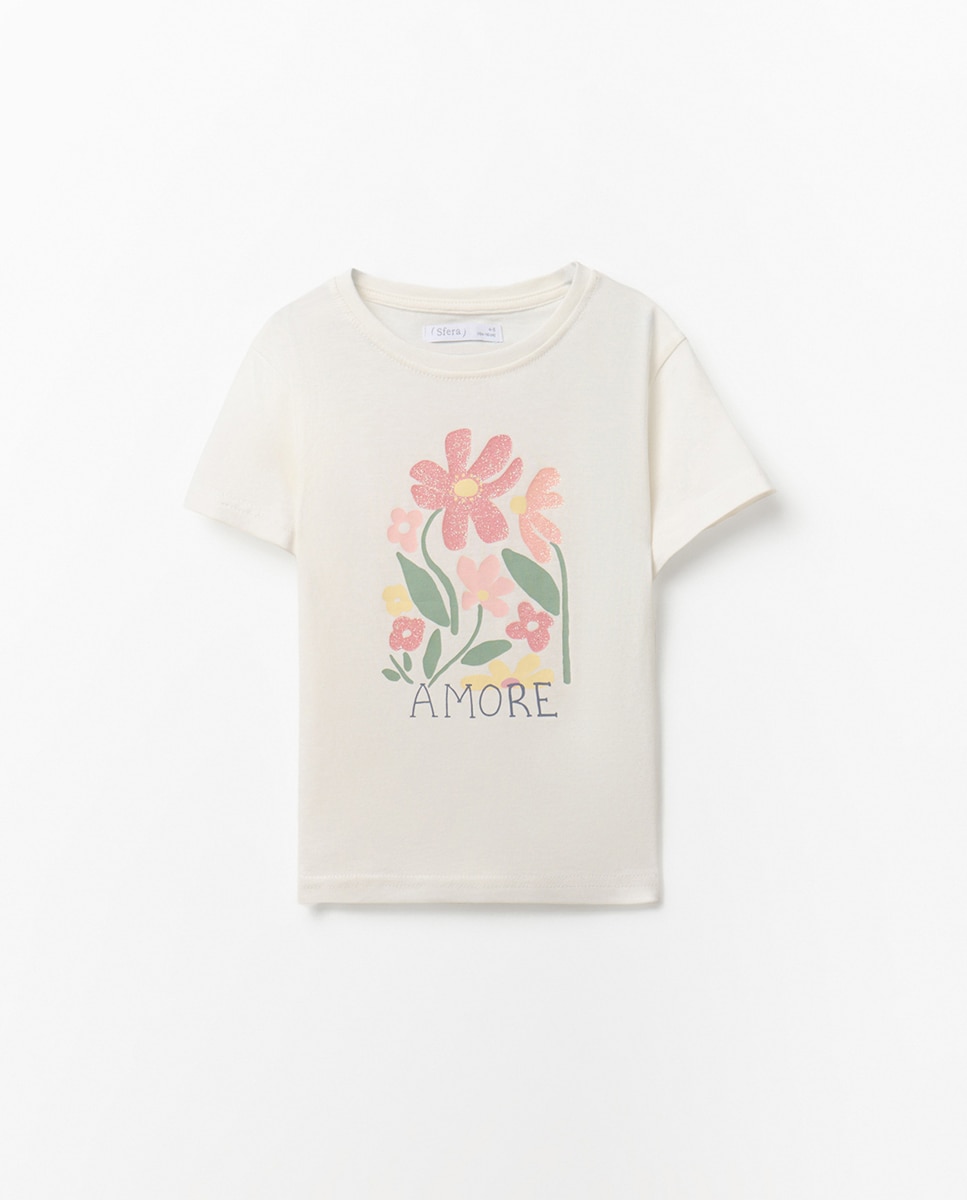 Imagem 0 de T-shirt com Estampado Floral