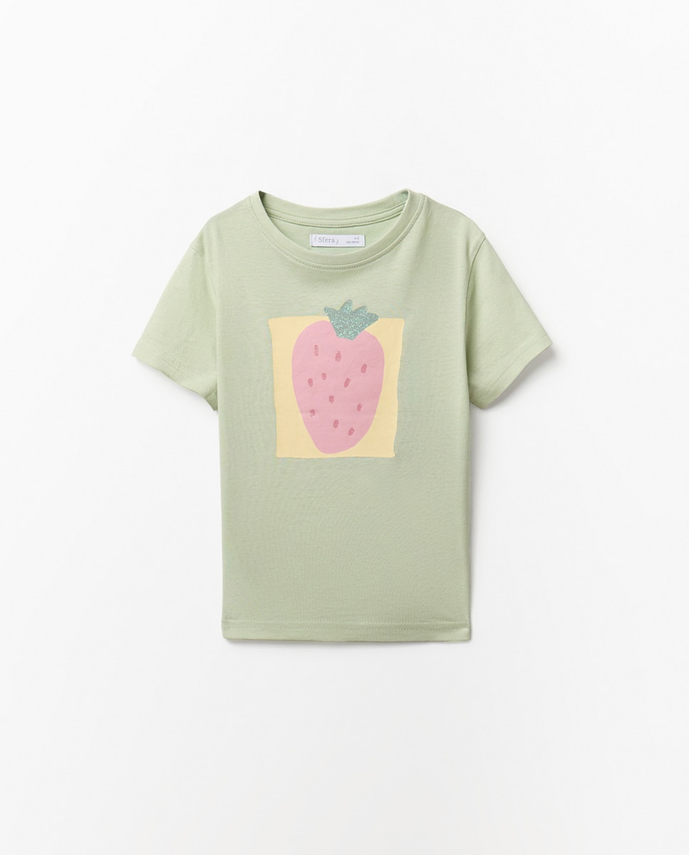 Camiseta fresa - Sfera - Verde claro Verde claro-1