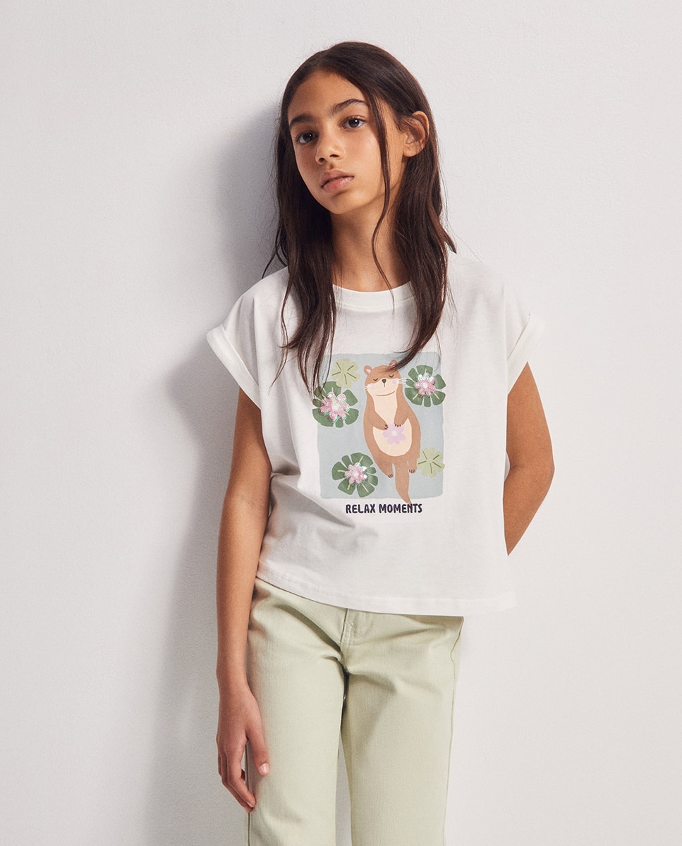 Imagem 0 de T-shirt com Lontra