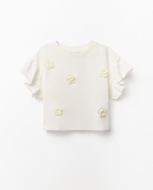 Imagen 0 de Camiseta flores tricot
