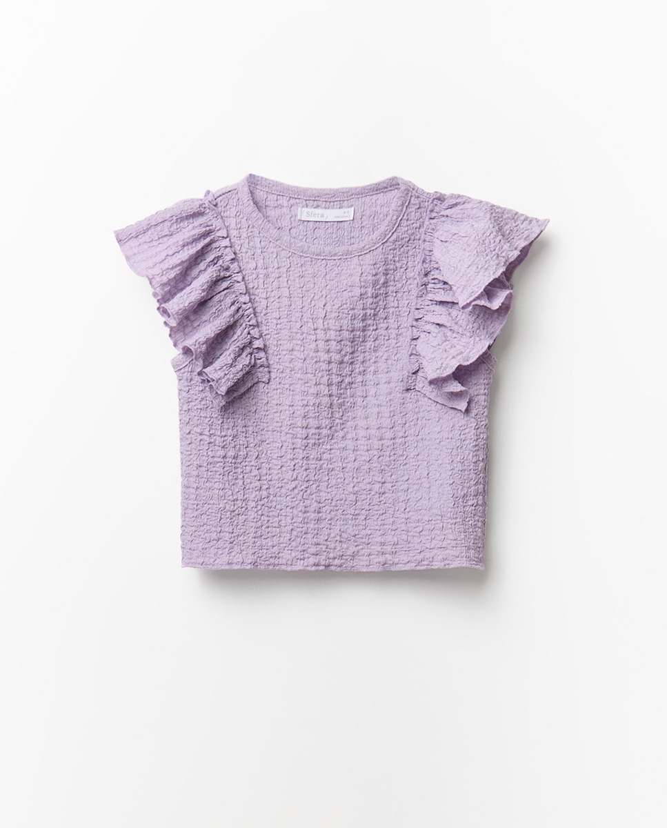 Imagem 0 de T-shirt com Efeito Enrugado