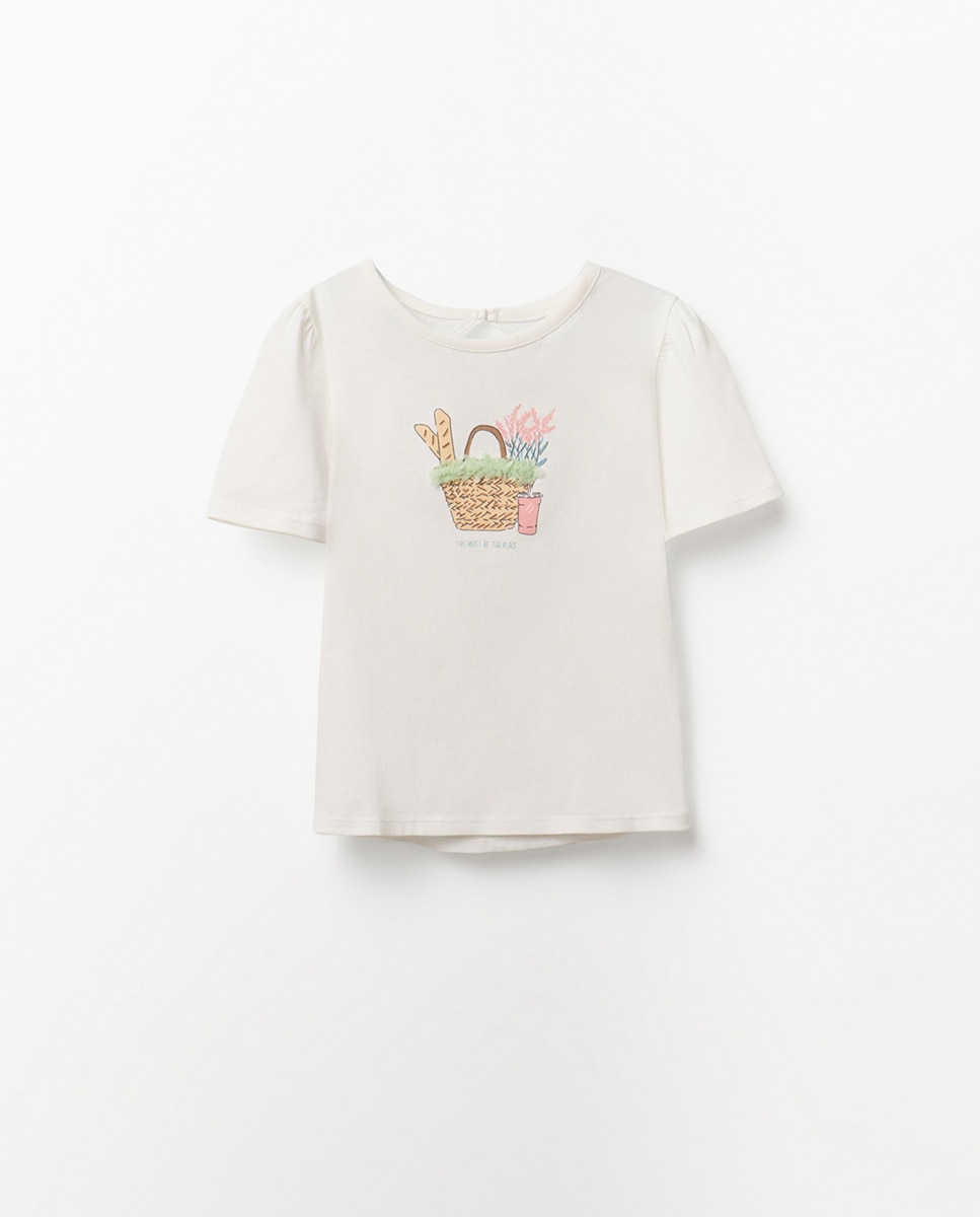 Imagem 0 de T-shirt com Cesta de Tule