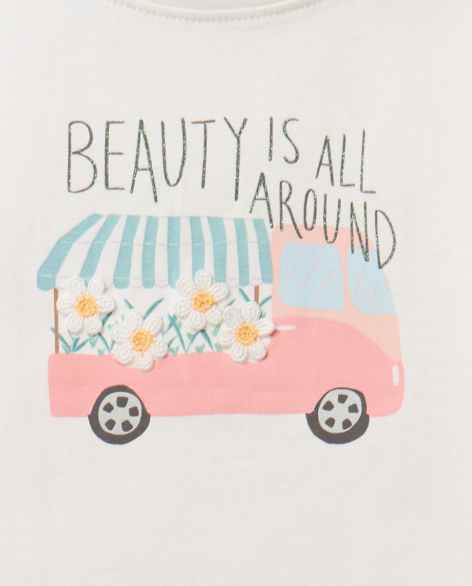 T-shirt Florista Sfera Cru-2