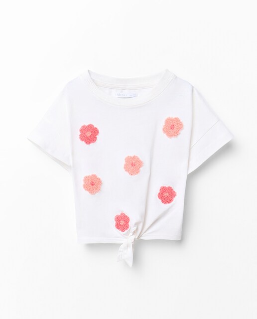Imagen 0 de Camiseta nudo flores