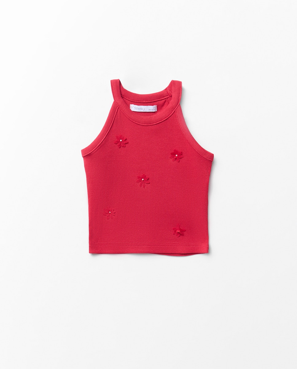 Imagem 0 de T-shirt Halter Canelado