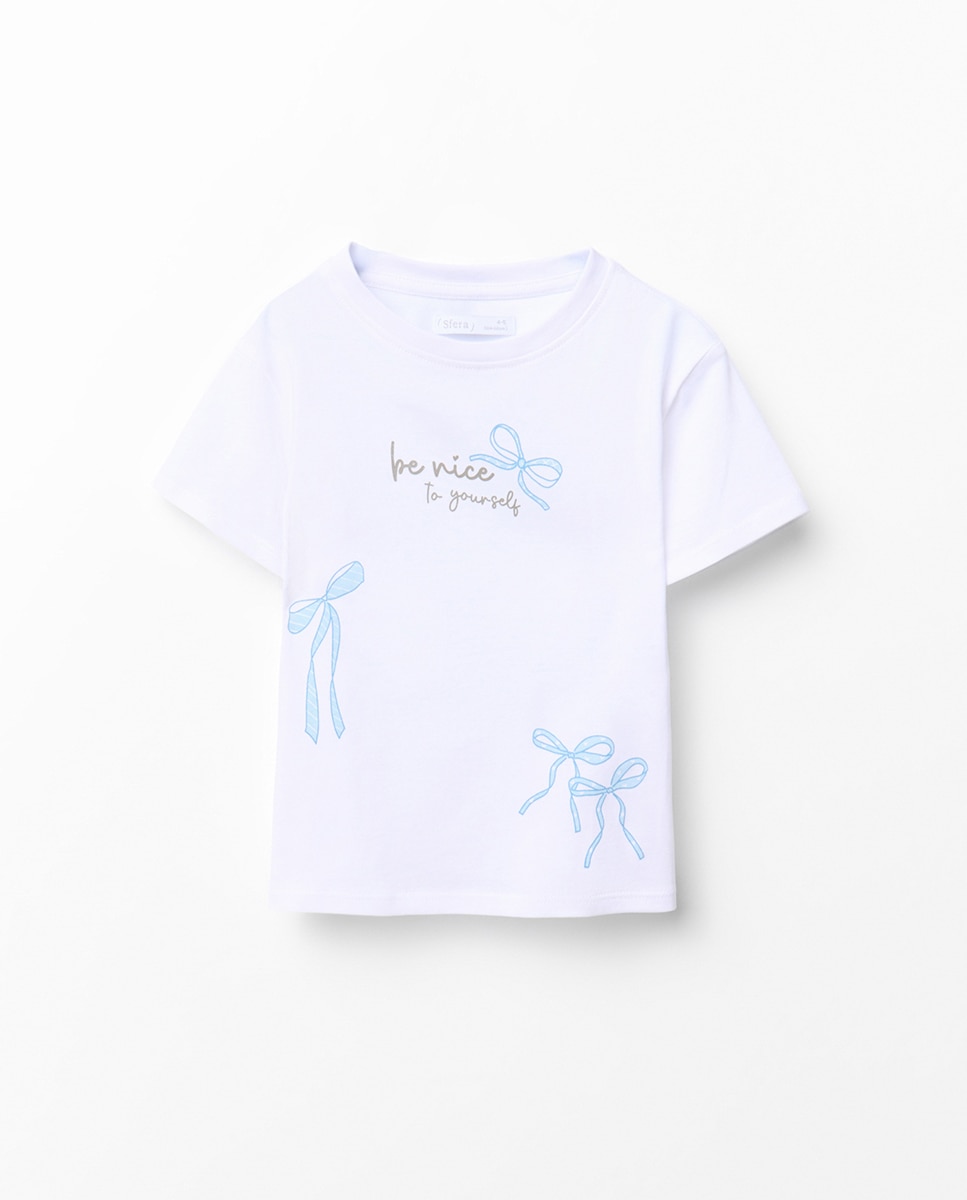 Imagem 0 de T-shirt com Estampado Posicional