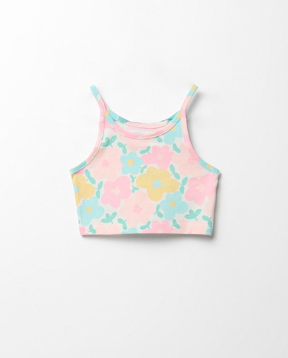 Imagem 0 de T-shirt com estampado floral
