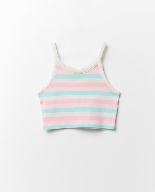 Imagen 0 de Camiseta top rayas