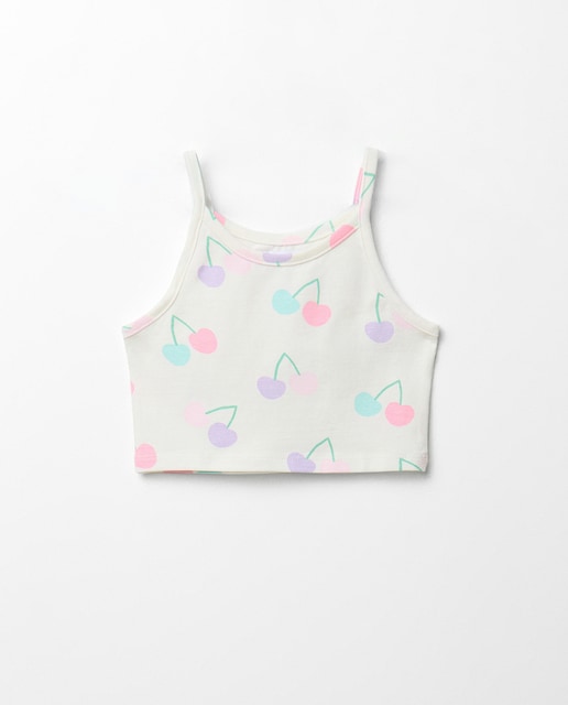 Imagen 0 de Camiseta top cerezas