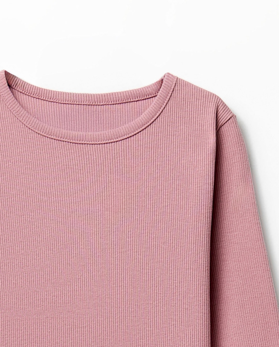 T-shirt Basic Canelada Sfera 200 Rosa-2
