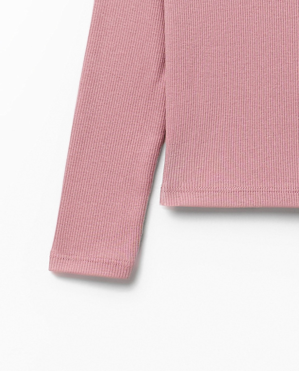 T-shirt Basic Canelada Sfera 200 Rosa-3