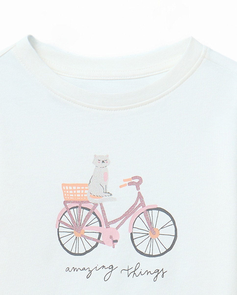 T-shirt Básica Princesa Sfera 120 Cru-2