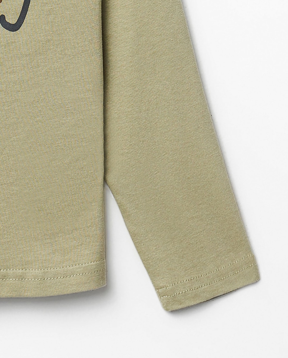 T-shirt Basic Friends Verde-3