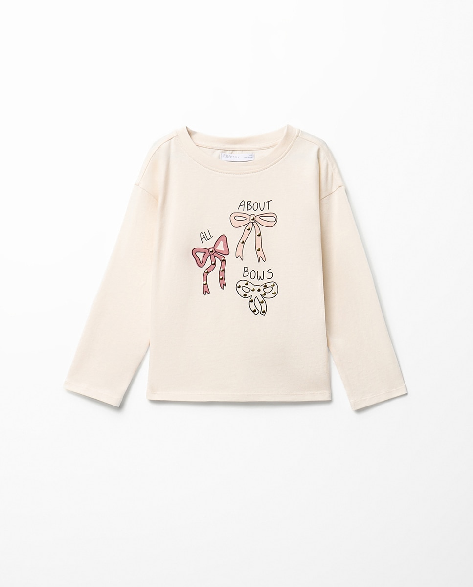 Imagem 0 de T-shirt com Laços e Tachas