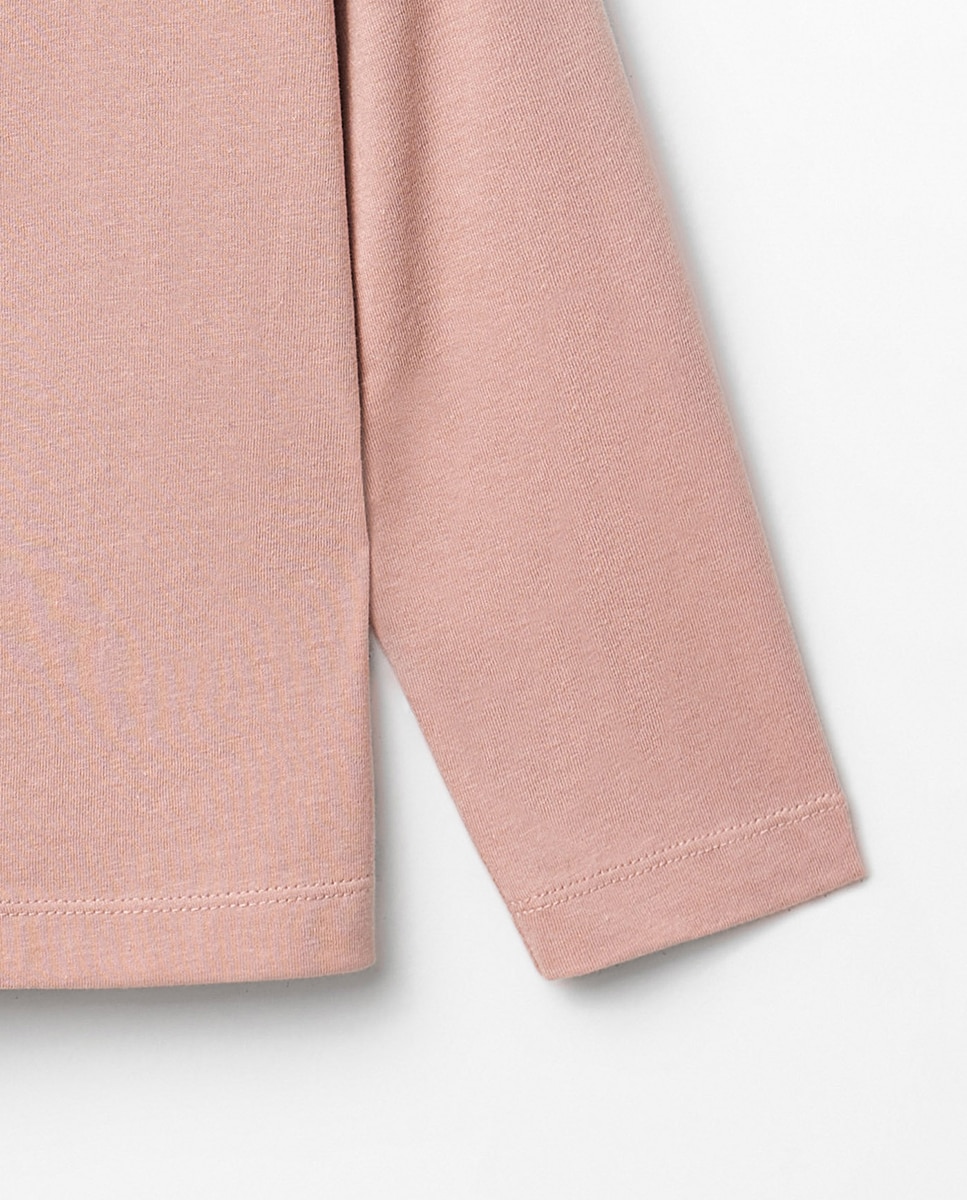 T-shirt com Jarra de Cordão Sfera Rosa-claro-3