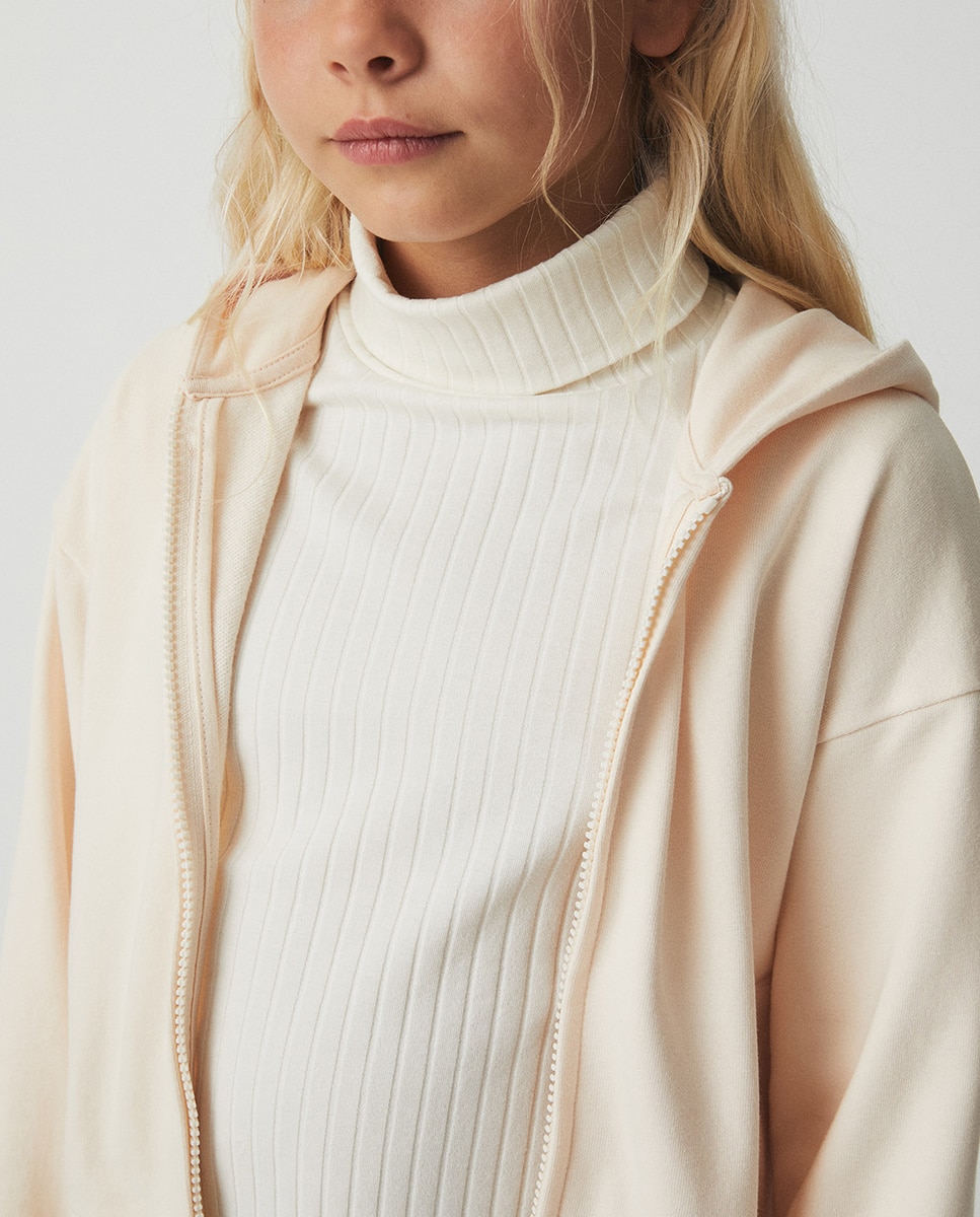 Camiseta basic cuello caja - Sfera - 120 Crudo 120 Crudo-2