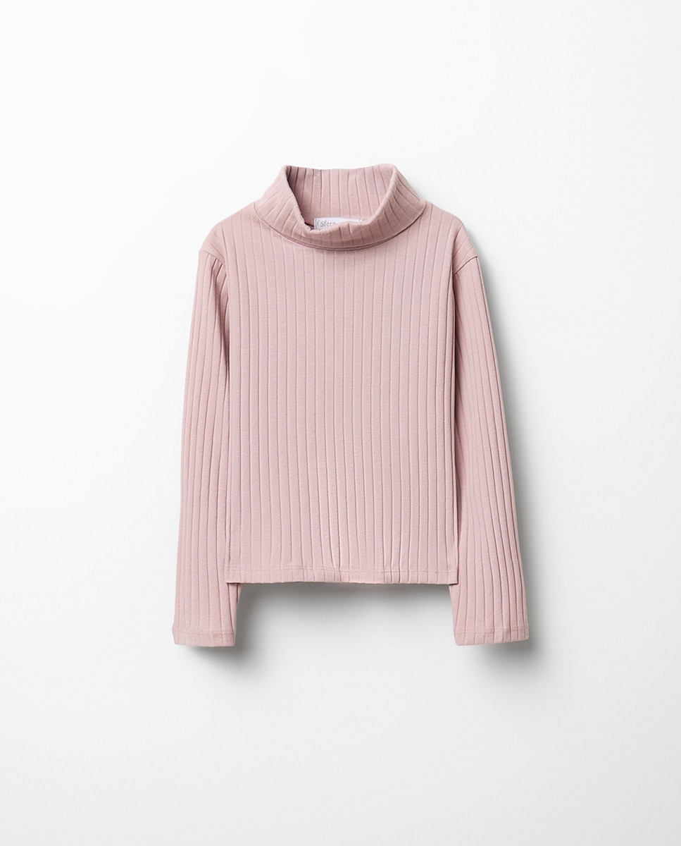 Camiseta basic cuello caja - Sfera - 284 Lila 284 Lila-1