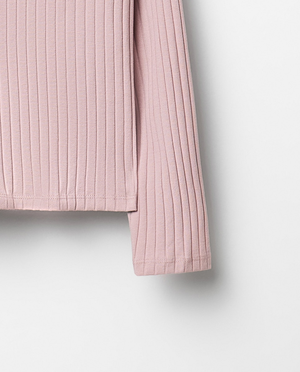 Camiseta basic cuello caja - Sfera - 284 Lila 284 Lila-3