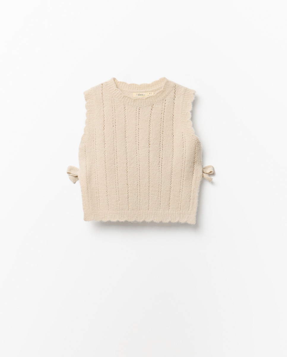 Chaleco tricot - Sfera - Crudo Crudo-1