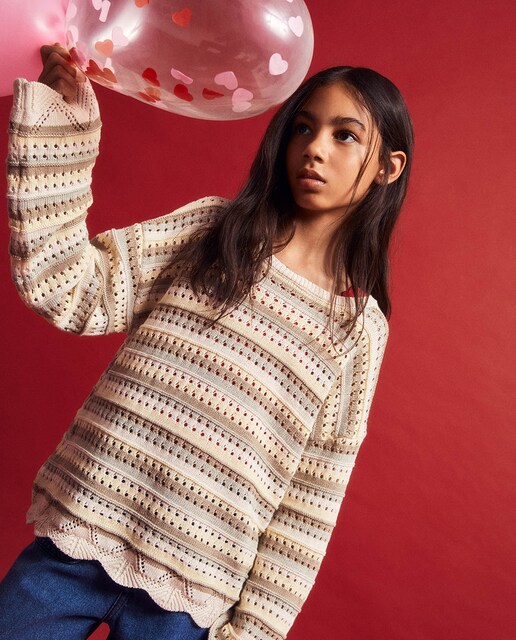 Imagem 0 de Camisola de Malha com Fantasia às Riscas