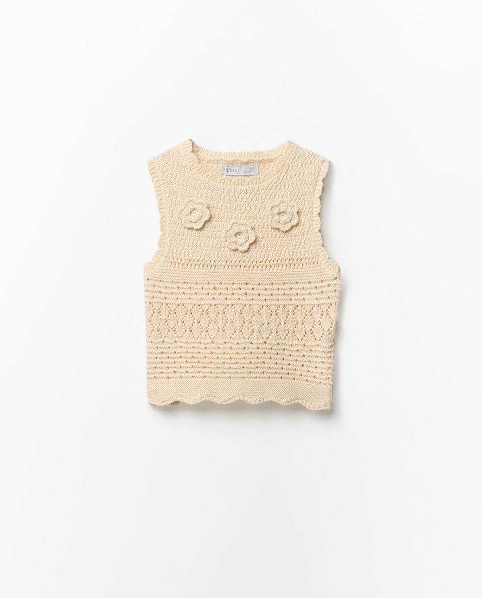 Imagem 0 de Top de Tricot com Estampado Floral